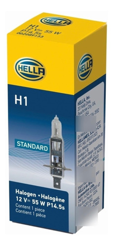 Ampolleta Hella H1 12v 55w P14.5s T2.5 Halógeno Mundo Max