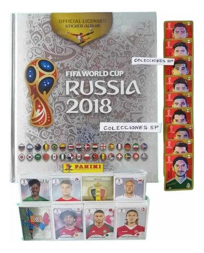 Album Rusia 2018 Platinum Pasta Dura Completo +set Coca Cola