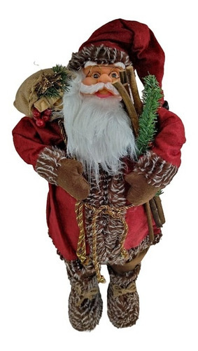 Papai Noel Enfeite Natalino Decoração Luxo 60cm