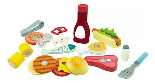 Para Comida Cortada De Madera Realista Para Jugar Con Ella /