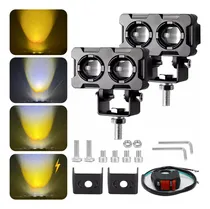 Comprar Auxiliares Para Auto Moto  Faros De Lupa Par De Faros Led
