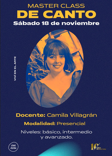 Master Class De Canto Con Camila Villagrán