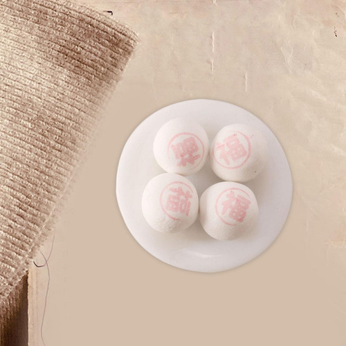 Casa De Muñecas De 4 Piezas, Postres Chinos, Casa De Fu