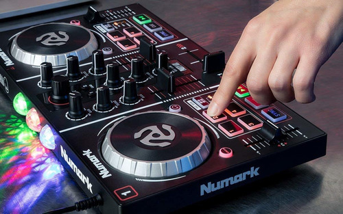 Numark Dj Party Mix Controlador Dj Mixer Usb Show De Luces
