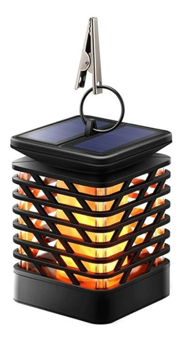 Lampara Farol Solar Led Efecto Fuego 10hs Th009 Tbcin Exter.