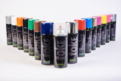 Aerosol Pintura Multiuso Toke Negro Brillante 420 Ml Disom