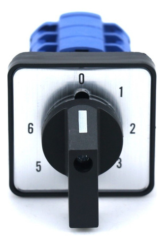 Selector 7 Posiciones 0-6 20amp Uso Industria 12 Terminales