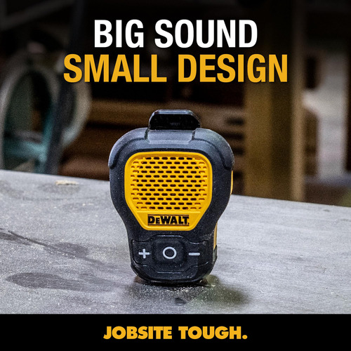 Alto-falante Bluetooth Vestível Dewalt Jobsite Pro Resistent