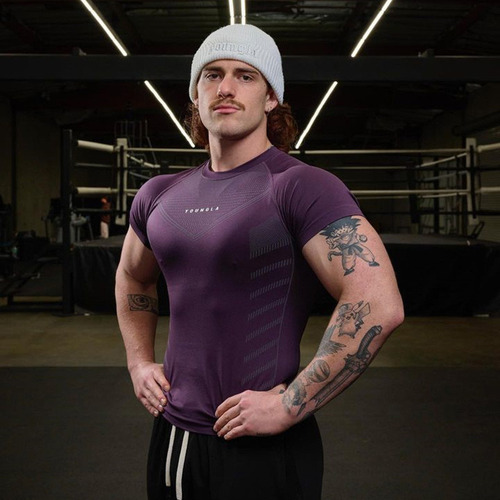 Playera Deportiva Y Fitness De Manga Corta, Cuello Redondo P