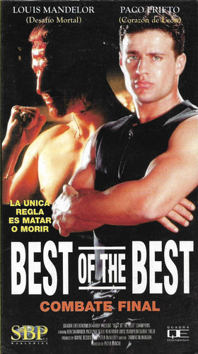 Best Of The Best Combate Final Vhs Paco Prieto