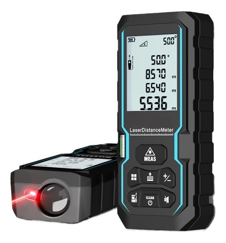 Fita Métrica A Laser 120m Régua Eletrônica Com Telêmetro