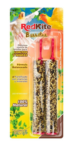 Imagen 1 de 3 de Barritas De Semillas Para Aves Loritos Y Ninfas 2 Pz
