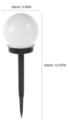 Lámpara De Césped Decorativa Solar Con Enchufe De Tierra, Lu