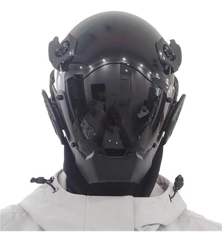 Máscara Cyberpunk De Cosplay Futurista Para Mujer Party X