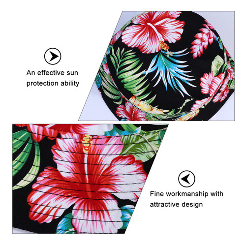 Sombrero De Pescador De Algodón Con Estampado Para Mujer, 1