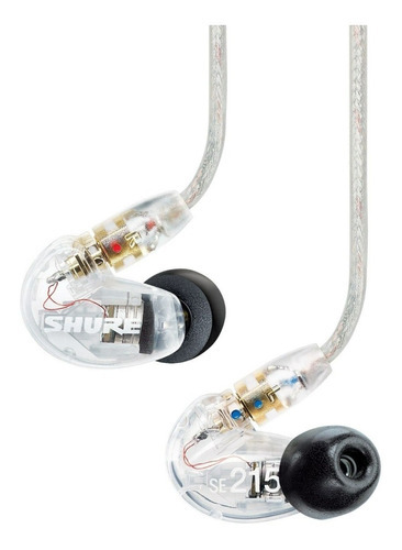 Fone de ouvido com cabo removível Shure Se215 Instraural Instraural White