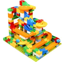 Comprar 248 Pcs Marble Run Deluxe Sets Niños | Pista Carreras Mármol