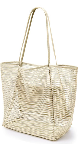 Bolsa De Malla Kalidi Beach, Casual, Holgada, Plegable, Para