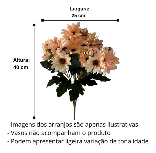 20 Buques De Margaridas Artificiais Preço De Atacado Barato | Frete grátis