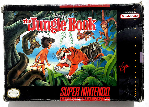 Jogo The Jungle Book Super Nintendo Snes. (Usado)