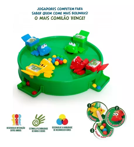 Jogo do Sapo Papa Bolinha - Brinca Mundo Loja de Brinquedos