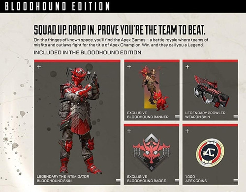 Imagen 3 de 4 de Apex Legends 1000 Coins + Skins Bloodhound Xbox