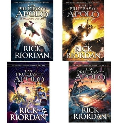 Saga Las Pruebas De Apolo - Rick Riordan ( 4 Libros)