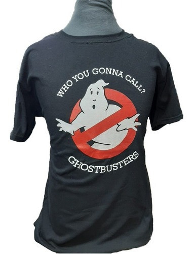 Remera Gb Who You Gonna Call Negra Large