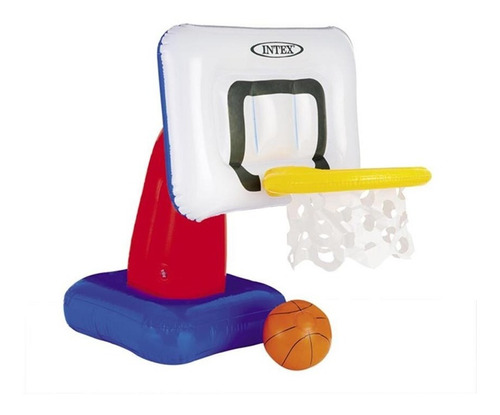 Juego Piscina Cancha Baloncesto Inflable  Basket 56501