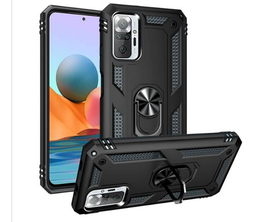 Carcasa Para Xiaomi Redmi Note 10 Pro Shockproof Con Anillo