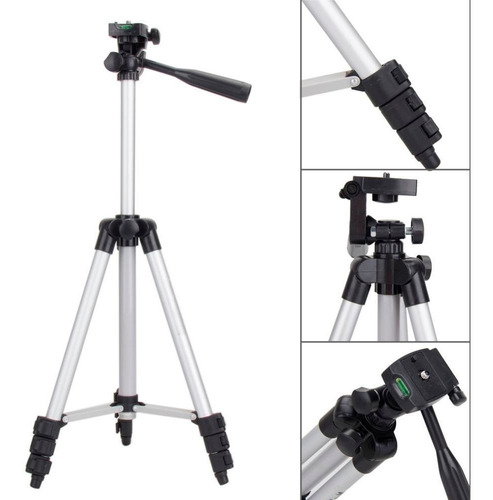 Imagen 2 de 6 de Tripode Para Camáras - Weifeng - 1m. - Incluye Bolso Wt3110a