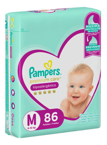 Pañales Pampers Premium Care