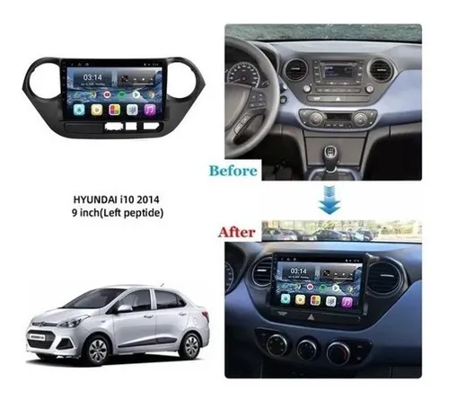 Bisel Radio Pantalla Hyundai I10 2014 - 2018 9pul Karvas