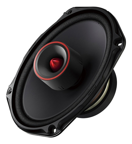 Parlantes 6x9 Pioneer 6900 Pro 600w 100 Rms + Tweeter Bala Color Negro