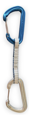 6 Anillas Spectre 12cm Dmm Cinta Express Montaña Escalada Color Azul