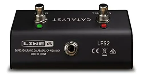 Pedal Lfs2 Line 6, Negro - Control De Pie Para Guitarra