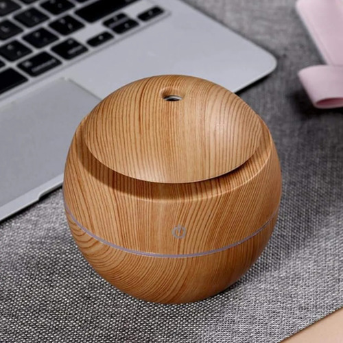Humidificador Aromatizador Difusor Ambientador Perfume Usb Madera