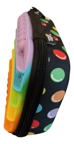 Estuche - Lapicera Escolar Con Pop It Y Con Zipit