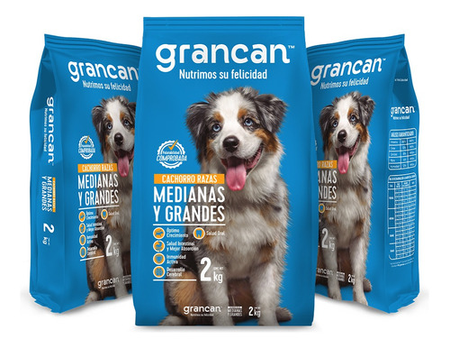 Croqueta Grancan Cachorro Raza Mediana Y Grande - Pack 6 Kg