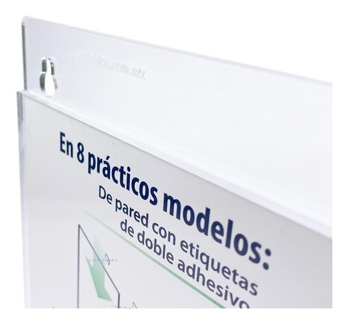 2 Pack Portagráfico Horizontal Tamaño Carta Con Adhesivo