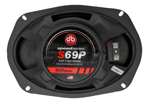 Par Bocinas Db Drive S69p 600w 4 Vías 6x9 Pulgadas 250w Rms