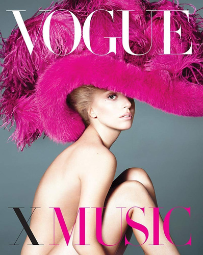 Livro Vogue X Music - Capa Lady Gaga Importado Inglês 