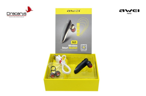 Auricular Bluetooth Inalámbrico Individual Awei N1