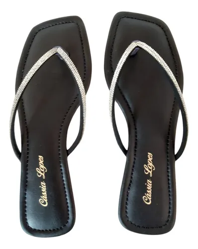 Rasteirinhas com sales pedras arezzo