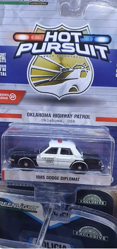 1985 Dodge Diplomat Oklahoma Police Greenlight 1/64