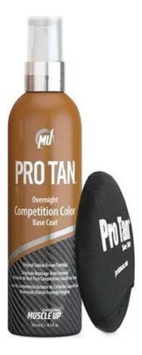 Pro Tan Overnight Color Bronceador Competencia Gym 250 Ml Sabor Original