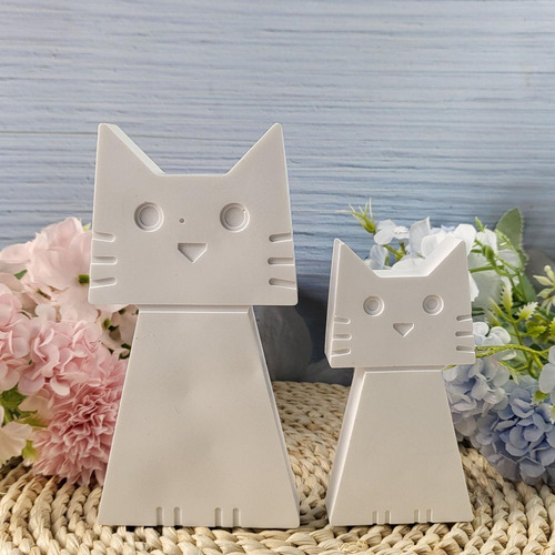 Molde Para Gatos Molde De Silicona Para Gatos Moldes De Yeso