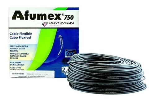 Cable Unipolar Afumex 2.5mm Ls0h - Libre De Halogenos 100mts