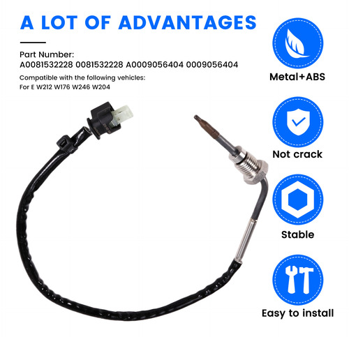 Sensor De Temperatura De Escape De Coche A0081532228 Para --