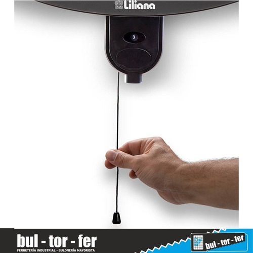 Imagen 4 de 9 de Calefactor De Pared Infrarrojo Con Cuarzo Liliana Cipar2000